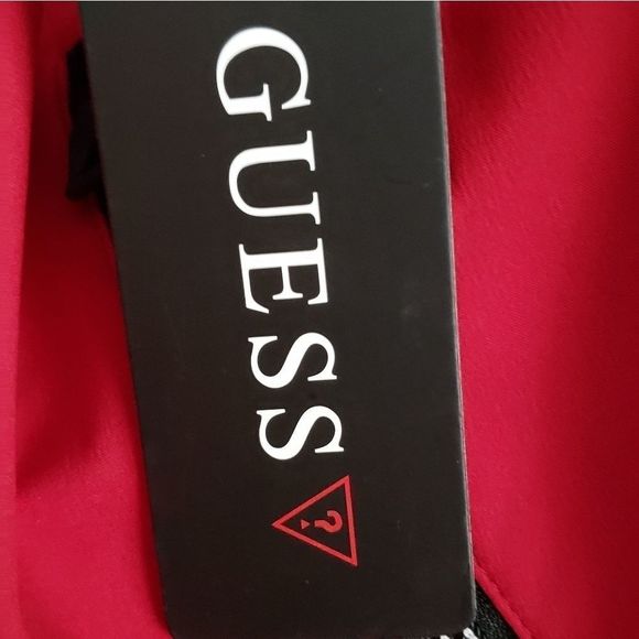 GUESS RED Light Weight Hooded Jacket - Picture 6 of 7